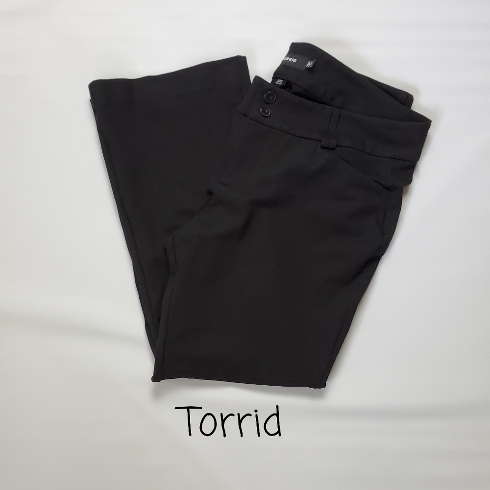 TORRID BLACK HI RISE PANTS, SIZE 20W